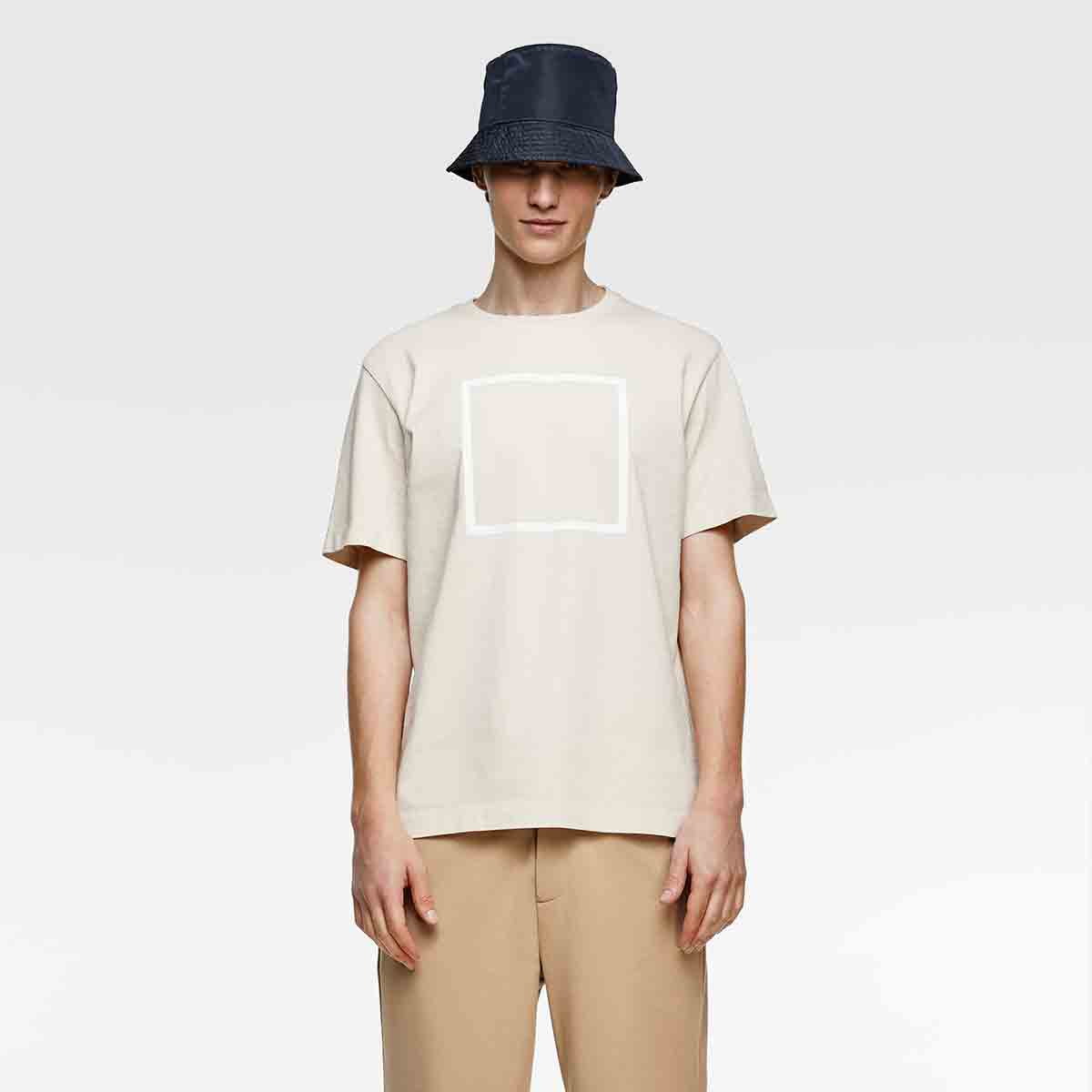 Cream Square Shirt - immagine 2